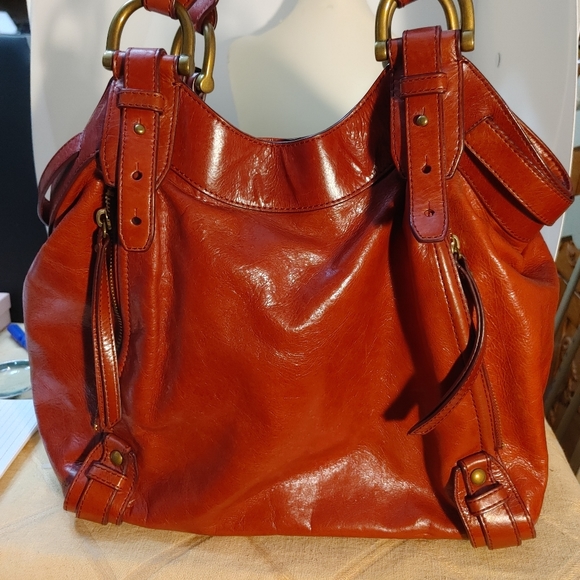 Kooba red leather handbag - Picture 3 of 9